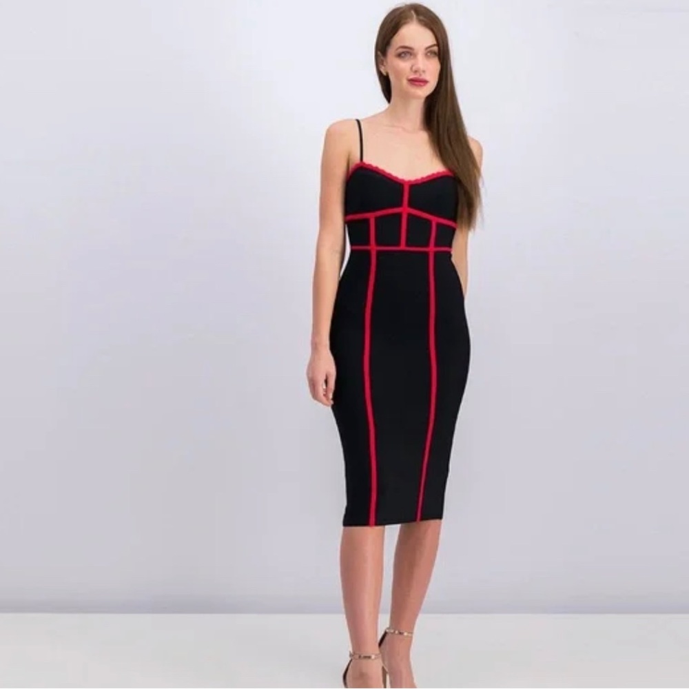 BCBGMAXAZARIA SUPER HOT BODYCON DRESS